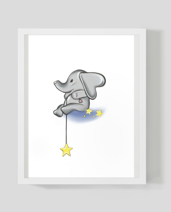 Svjetlucavi slonić - Marisha studio ilustracija